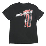 Mens Black Billy Strange 40 Graphic T-Shirt S Short Sleeve Crew Neck Racing