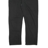 GO WEST Mens Regular Black Denim Jeans W35 L29 Cotton Blend Zip Pocket