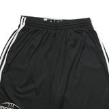 NIKE Mens Shorts Black Casual Regular Fit M W26 Sports Basketball Logo