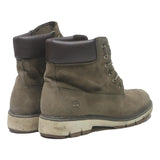 TIMBERLAND Mens Ankle Boots Brown Leather UK 7.5 Durable Outdoor Casual Footwear