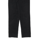 LE PAINTY Womens Cotton Blend Black Regular Straight Trousers W27 L30 Stylish