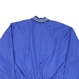 UNIFORMED EXPRESS Mens Blue Baseball Jacket XL Polyester Blend Plain Lightweight
