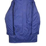ADIDAS Mens Blue Visam Sport Nylon Zip Up Hooded Jacket S Athletic Plain