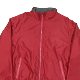 CHAPS Mens Red XL Polyester Blend Classic Regular Fit Zip Jacket Plain Pockets