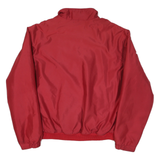 CHAPS Mens Red XL Polyester Blend Classic Regular Fit Zip Jacket Plain Pockets