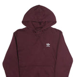 NIKE Mens Maroon Pullover Hoodie S Drawstring Hood Kangaroo Pocket Long Sleeve