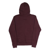NIKE Mens Maroon Pullover Hoodie S Drawstring Hood Kangaroo Pocket Long Sleeve