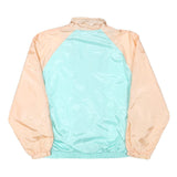 FREE LOOK Womens Peach & Aqua Colourblock Zip Up Jacket M Polyester Blend Casual