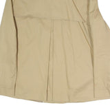 ZARA Womens Beige Button Jacket M Polyester Blend Plain Stylish Casual