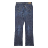 LEVI'S Womens Blue Regular Straight Denim Medium Wash W29 L30 Classic Fit Jeans