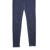 LEVI'S 710 Super Skinny Womens Jeans Blue Slim Skinny Denim Raw W26 L32