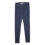 LEVI'S 710 Super Skinny Womens Jeans Blue Slim Skinny Denim Raw W26 L32