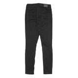 LEVI'S 721 High Rise Skinny Womens Black Slim Denim W29 L30 Ripped Knee Jeans