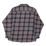RED HEAD Mens Blue & Red Check Shirt L Cotton Blend Classic Fit Casual