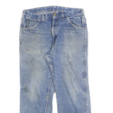 CARHARTT Mens Regular Fit Blue Denim Jeans W32 L28 Classic Zip Cotton Blend