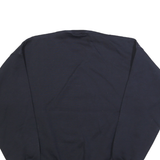 Womens Black London Embroidered Crew Neck Sweatshirt M Cotton Blend Comfortable