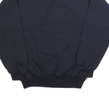 Womens Black London Embroidered Crew Neck Sweatshirt M Cotton Blend Comfortable