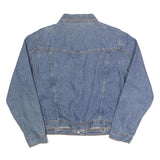 BILL BLASS Womens Blue Classic Denim Jacket XL Cotton Button Plain Stylish