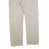 LEVI'S Mens Regular Beige Cotton Trousers W36 L32 Casual Zip Closure 5 Pocket