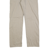 LEVI'S Mens Regular Beige Cotton Trousers W36 L32 Casual Zip Closure 5 Pocket