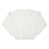 ARTISANS Mens White Cotton Blend Crew Neck XL Textured Sweatshirt Pullover