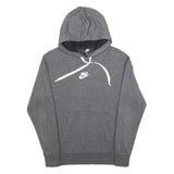 NIKE Mens Grey Hoodie XS Cotton Blend Pullover Sweatshirt Sports Casual