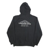 CARHARTT Mens Black Truss Tek Logo Pullover Hoodie L Cotton Blend Workwear