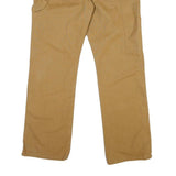 DICKIES Mens Cotton Beige Regular Fit Straight Leg Trousers W34 L31 Workwear