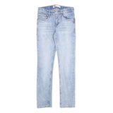 LEVI'S 512 Tapered Girls Jeans Blue Slim Denim Light W25 L27 Stylish Cotton