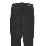 LEVI'S 311 Womens Slim Black Denim Jeans W28 L28 Stylish Zip Closure