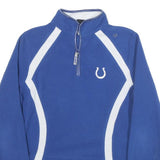 NFL Womens Blue & White Patterned Pullover Jumper Crew Neck Polyester Blend M