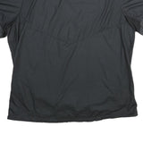 NIKE Mens Black AN Baseball V-Neck 2XL Polyester Pullover Sweatshirt