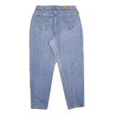 LEE Womens Classic Blue Denim Jeans Zip W32 L30 Casual Straight Leg