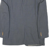 JOOP! Mens Grey Wool Blend Classic Jacket L Button Closure Tailored Fit