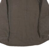 POLAR KING Mens Brown Cotton Blend Button Jacket XL Workwear Casual Shirt