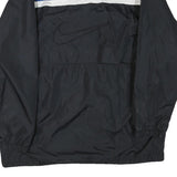 NIKE Mens Black & Blue Zip Front Polyester Blend Jacket XL Lightweight