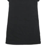 DKNY Womens Black & White Casual Cotton Blend T-Shirt Dress Short Sleeve M