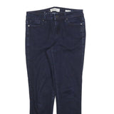 CALVIN KLEIN Womens Slim Blue Denim Jeans W28 L26 Zip Cotton Blend Classic Fit