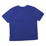 NIKE Mens Blue T-Shirt XL Short Sleeve Crew Neck Camouflage Graphic Print