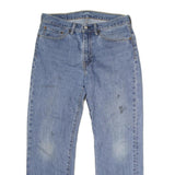 LEVI'S 751 Mens Jeans Blue Regular Straight Denim Medium W34 L30 Classic Cotton