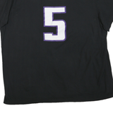 NIKE Mens Black Kings 2XL Short Sleeve Crew Neck Basketball T-Shirt Fox 5