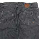 BOSS HUGO BOSS Womens Black Denim Mini Cotton Skirt UK 12 Stylish Casual