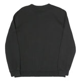 PUMA Mens Black Cotton Blend Crew Neck M Sports Logo Sweatshirt Casual