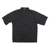 DICKIES Mens Black Workwear Shirt S Cotton Blend Durable Utility
