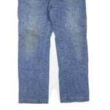 DICKIES Mens Regular Fit Blue Denim Jeans W34 L28 Zip Cotton Blend Casual