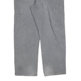 DICKIES Mens Jeans Grey Relaxed Straight Denim Medium W40 L30 Workwear Zip