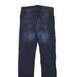 LEVI'S Mens Jeans Blue Slim Skinny Denim Medium W24 L28 Stylish Classic Zip