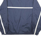 CHAMPION Mens Navy Blue Jacket XL Polyester Plain Zip Up Sportswear Logo