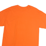 GILDAN Mens Orange San Francisco Baseball Graphic T-Shirt L Short Sleeve Crew