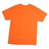 GILDAN Mens Orange San Francisco Baseball Graphic T-Shirt L Short Sleeve Crew